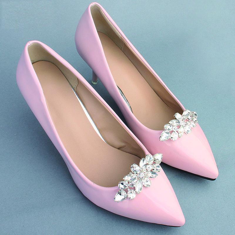 Rhinestone Shoe Clips Weddings Shoe Clip for Woman Bridal Shoe