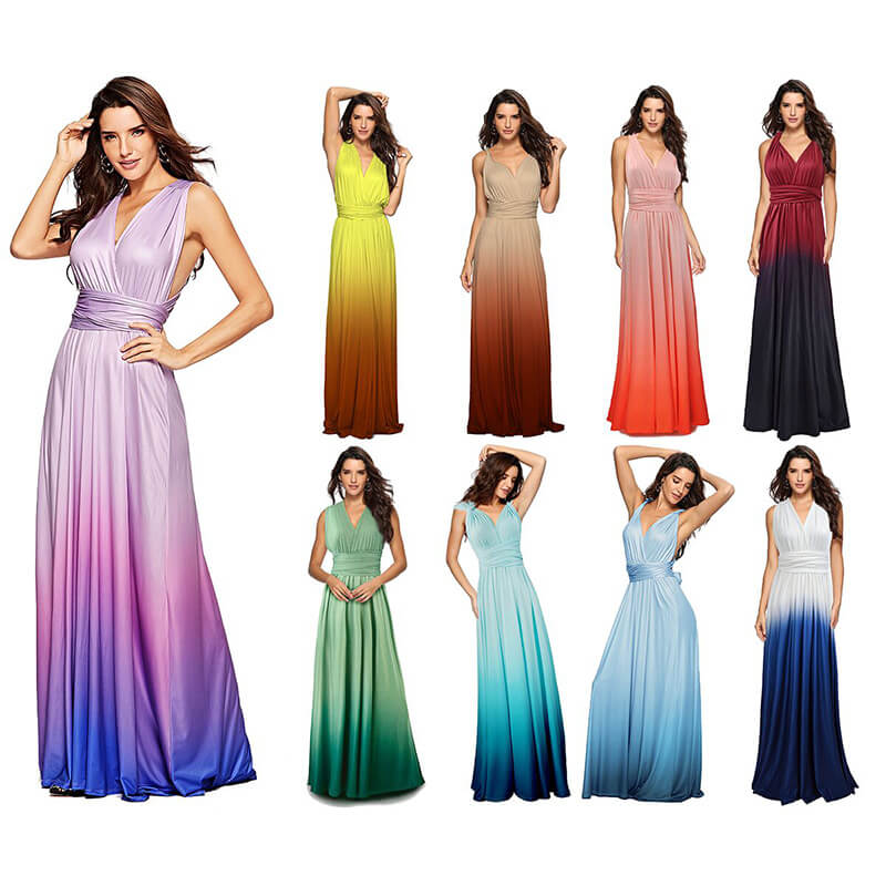 Gradient Infinity Gown Collection