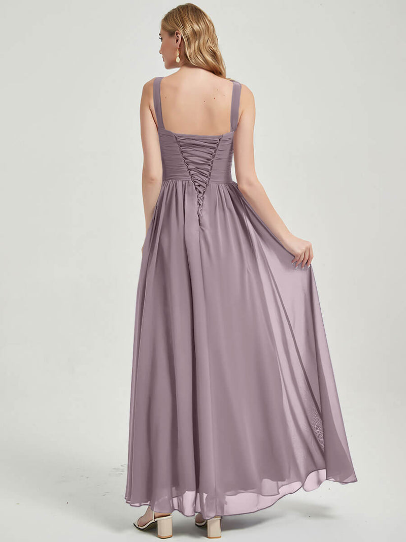 Dusk V Bridesmaid Dress for Wedding Party -Flori