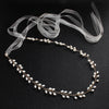 NZ Bridal Brides Sashes Imitation Pearl Waist Chain Wedding Dress Body Chain Bridal Accessories