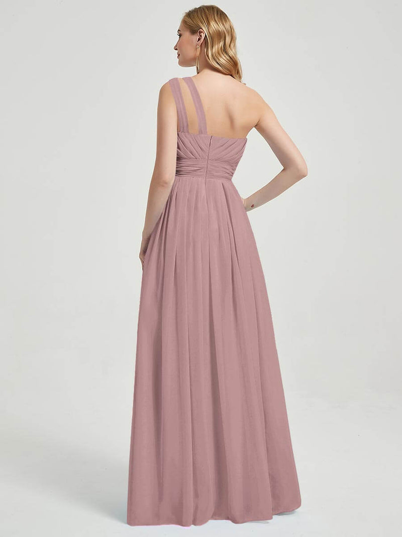 Vintage Mauve Bridesmaid Dress Mabel