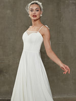 Diamond White Sheer Sweetheart Neckline Wedding Dress Freya