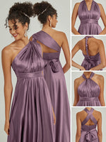 NZ Bridal Convertible Satin Wisteria Infinity bridesmaid dresses JS30218 Winnie Wisteria g1