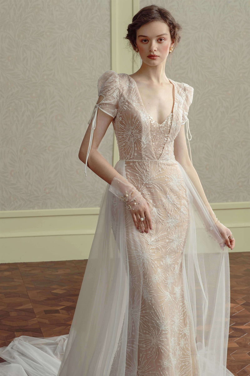 Illusion Neckline Wedding Dresses in Auckland - Dell'Amore Bridal