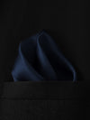 NZBridal Men's Pocket Square Handkerchief Dark Navy d