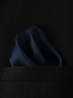 NZBridal Men's Pocket Square Handkerchief Dark Navy d