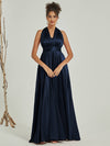 NZ Bridal Satin bridesmaid dresses JS30218 Winnie Dark Navy a