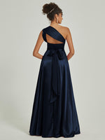 NZ Bridal Satin bridesmaid dresses JS30218 Winnie Dark Navy b