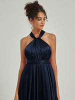 NZ Bridal Satin bridesmaid dresses JS30218 Winnie Dark Navy d