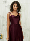 NZ Bridal Satin bridesmaid dresses XC30113 Juliet Cabernet detail1