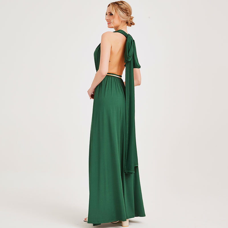 [Final Sale]Dark Green Infinity Bridesmaid Dress - Lucia from NZ Bridal
