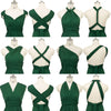 [Final Sale] Dark Green Infinity Wrap Maxi Bridesmaid Dress