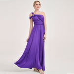 Royal Purple Endless Ways Convertible Grape Beach Wedding Bridesmaid Dresses