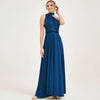 [Final Sale] Ink Blue Infinity Wrap Maxi Bridesmaid Dress