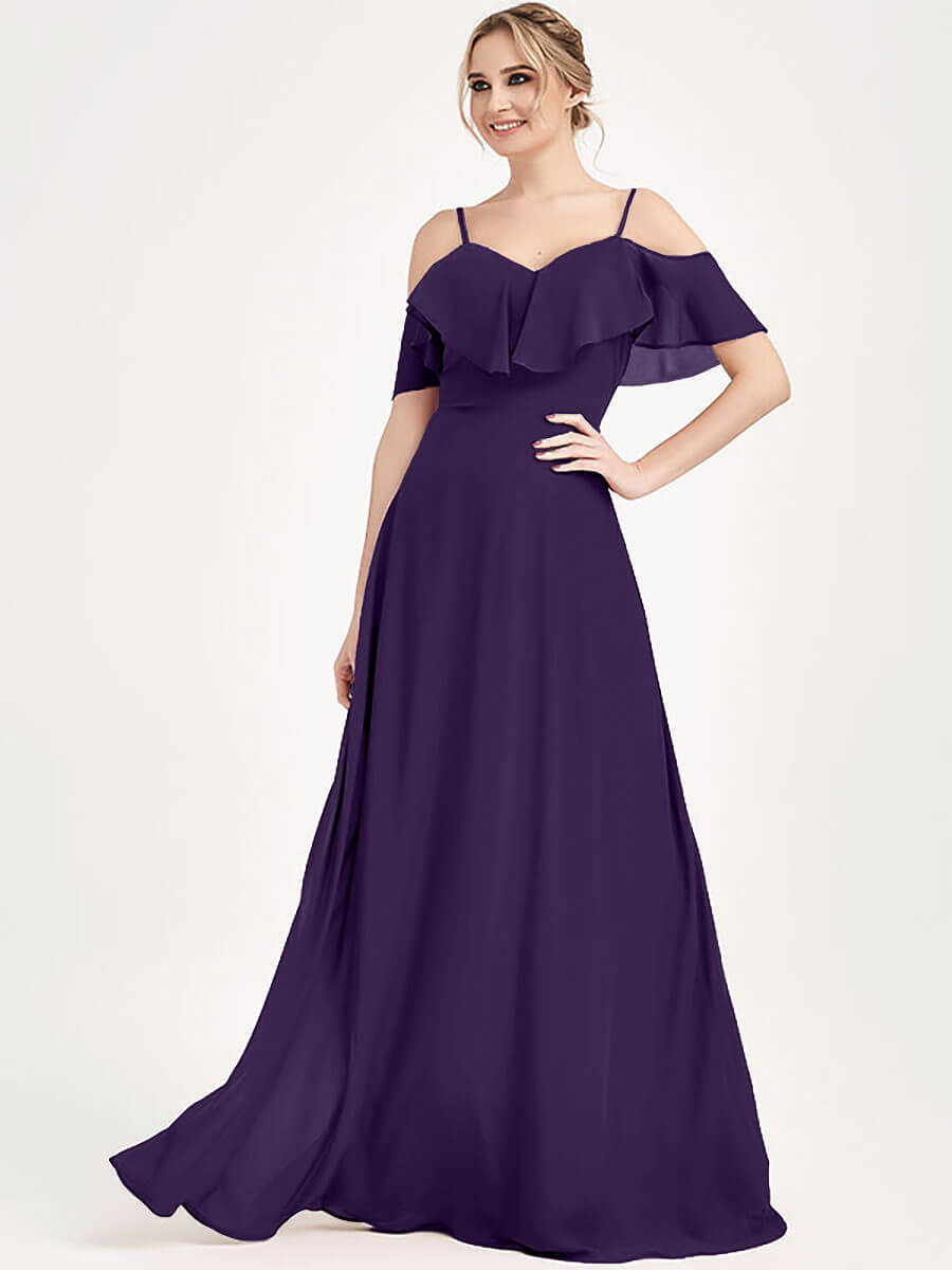 Dark Purple CONVERTIBLE Bridesmaid Dress