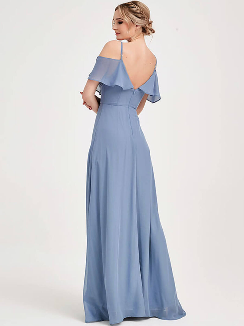 Slate Blue CONVERTIBLE Bridesmaid Dress ZOLA