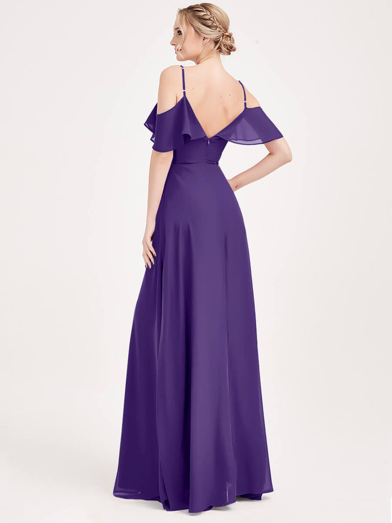 Royal Purple CONVERTIBLE Bridesmaid Dress-ZOLA