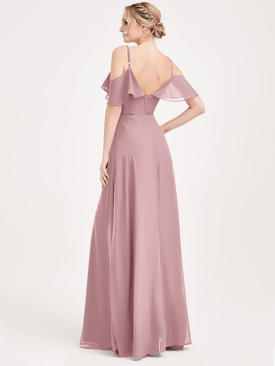 Vintage Mauve CONVERTIBLE Bridesmaid Dress