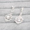 Delicate Wedding Earrings with Rhinestones