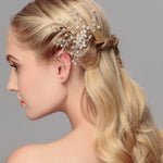 Wedding Hair Ornament Pin With Pearls