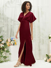 NZBridal Satin bridesmaid dresses BG30301 Jesse Burgundy a