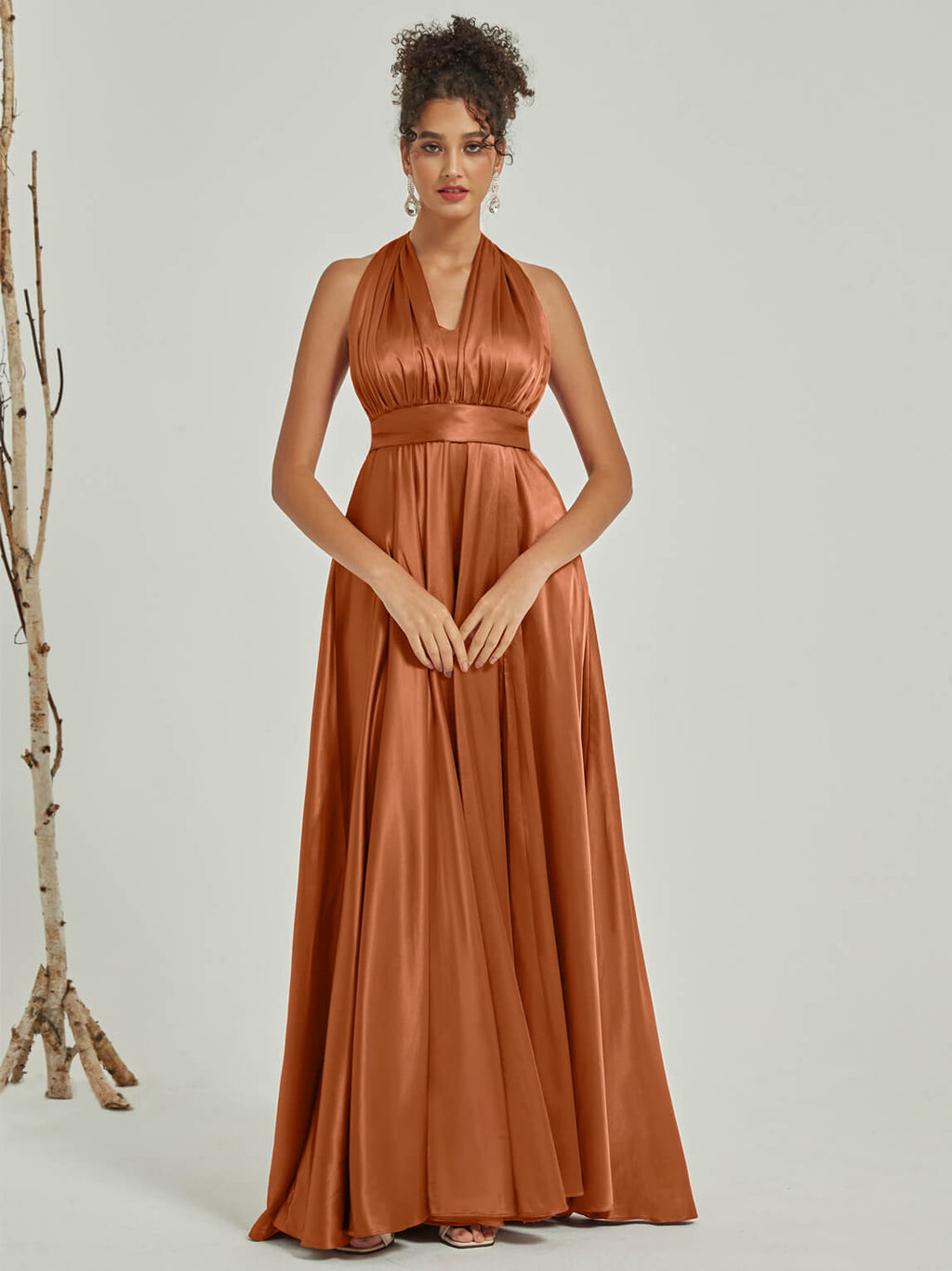 NZBridal Satin bridesmaid dresses JS30218 Winnie Cooper g1