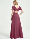 Mulberry Chiffon Bridesmaid Dress Ulanni