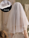 Tulle Wedding Bridal Veil Midi Length V813xmj