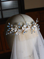 Delicate Pearls Tulle Wedding Bridal Head PieceLong Veil V840xmj