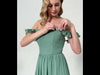 Eucalyptus 3 In 1 Detachable Straps Convertible Chiffon Bridesmaid Dress