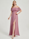 2 Ways Convertible Chiffon Bridesmaid Dress Iris