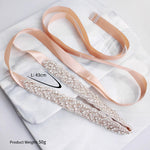 Worn To Love Hand-studded Sashes Crystal Retro Diamond Wedding Dress Waist Chain Bridal Accessories