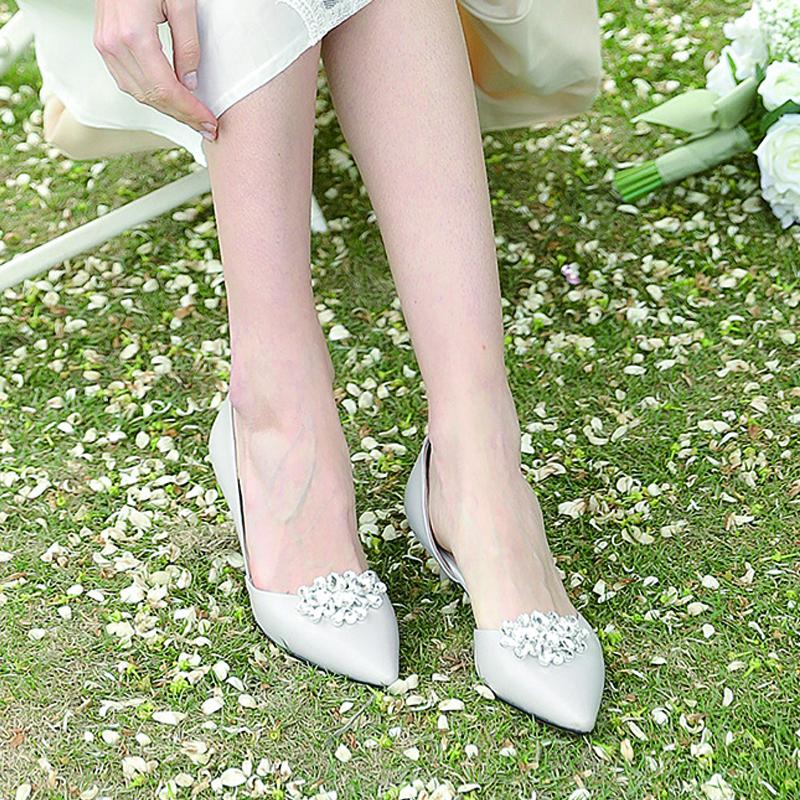 Glass Rhinestone Wedding Shoes Buckle