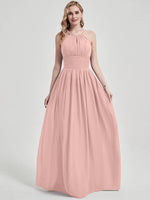 Dusty Pink Chiffon Bridesmaid Dress Belinda