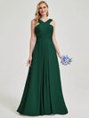 Emerald Green Chiffon Bridesmaid Kaytlyn