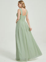 Stormy Chiffon Bridesmaid Kaytlyn