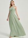 Teal Chiffon Bridesmaid Kaytlyn