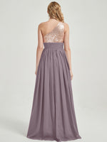 Dusk Sequined Chiffon Bridesmaid Dress - Sidney