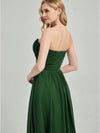Sage Green Strapless Maternity Bridesmaid Dress-Leela