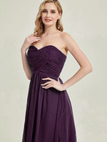 Olive Strapless Maternity Bridesmaid Dress-Leela