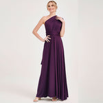Dark Purple Infinity Bridesmaid Dress in +31Colors