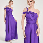 Royal Purple Infinity Bridesmaid Dress in + 31 Colors