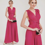 Hot Pink Fushia Infinity Bridesmaid Dress in + 31 Colors