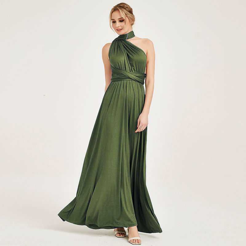 Olive Green Infinity Bridesmaid Dress in + 31 Colors