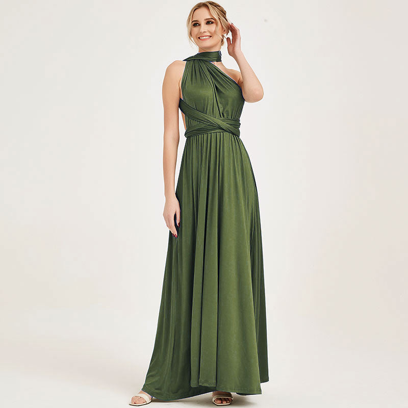 Olive Green Convertible Dress