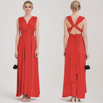 Red Infinity Bridesmaid Dress in + 31 Colors