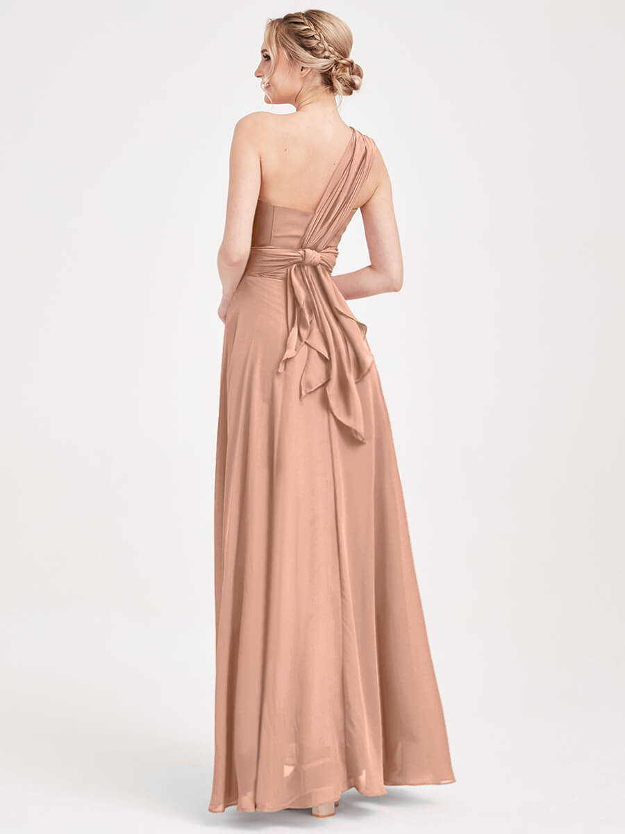 English Rose CONVERTIBLE Chiffon Bridesmaid Dress-CHRIS