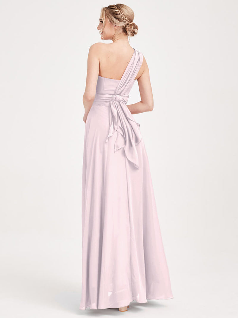 Pale Rose CONVERTIBLE Chiffon Bridesmaid Dress-CHRIS