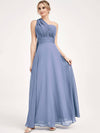 Slate Blue CONVERTIBLE Chiffon Bridesmaid Dress
