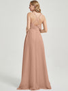 English Rose Chiffon Bridesmaid Dress - Paloma